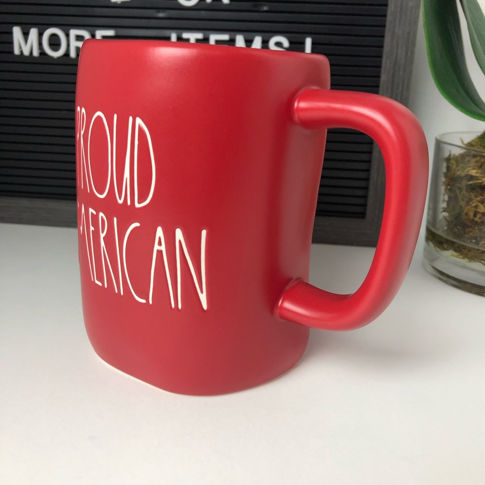 Rae Dunn PROUD AMERICAN mug New with tags - Picture 3 of 9